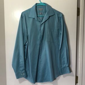 Van Heusen Teal Blue Dress Shirt